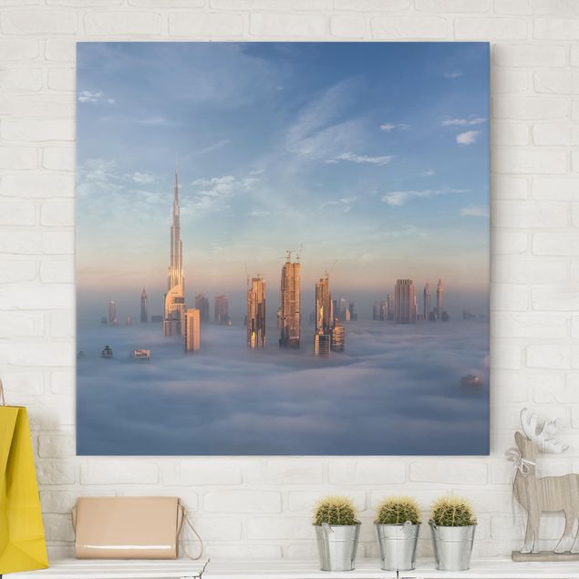 Wandbilder XXL Dubai über den Wolken