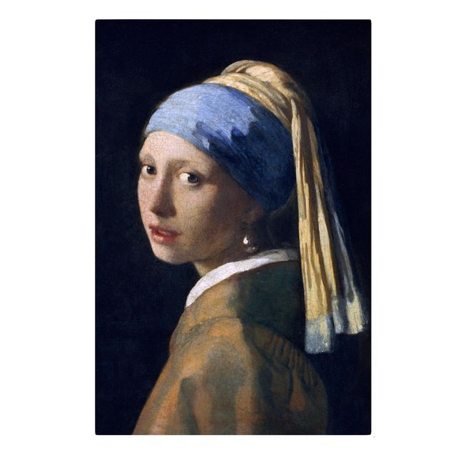 Kunstdruck Jan Vermeer Van Delft Jan Vermeer van Delft - Das Mädchen mit dem Perlenohrgehänge