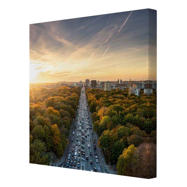 Leinwandbilder Skyline Berlin im Herbst