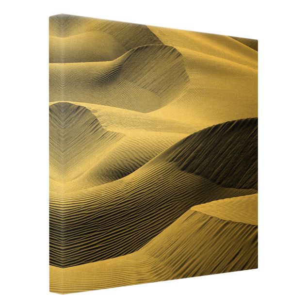 Schöne Wandbilder Wellenmuster im Wüstensand