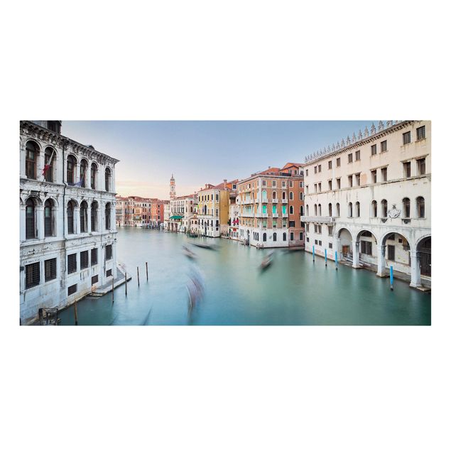 Leinwandbilder Canale Grande Blick von der Rialtobrücke Venedig