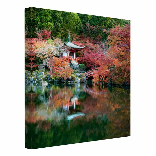 Wandbilder Städte Daigo ji Tempel im Herbst