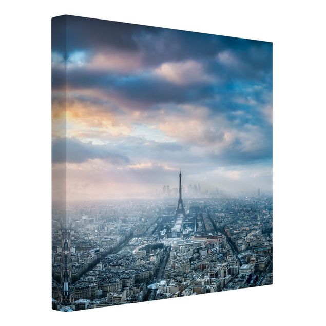 Leinwandbilder Skyline Winter in Paris