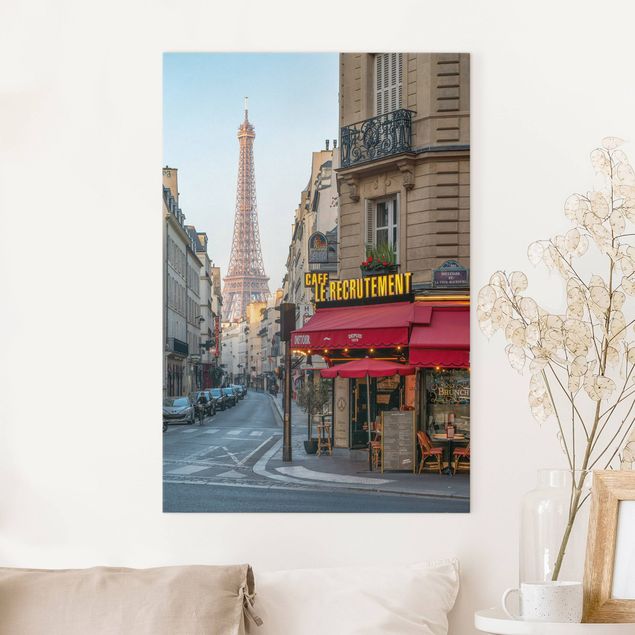 Leinwandbilder XXL Straße von Paris