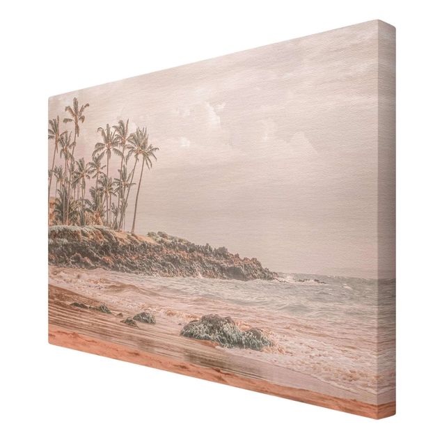 Leinwandbild Kunstdruck Aloha Hawaii Strand