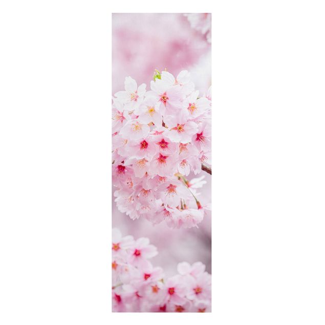 Wandbilder Skyline Japanische Kirschblüten