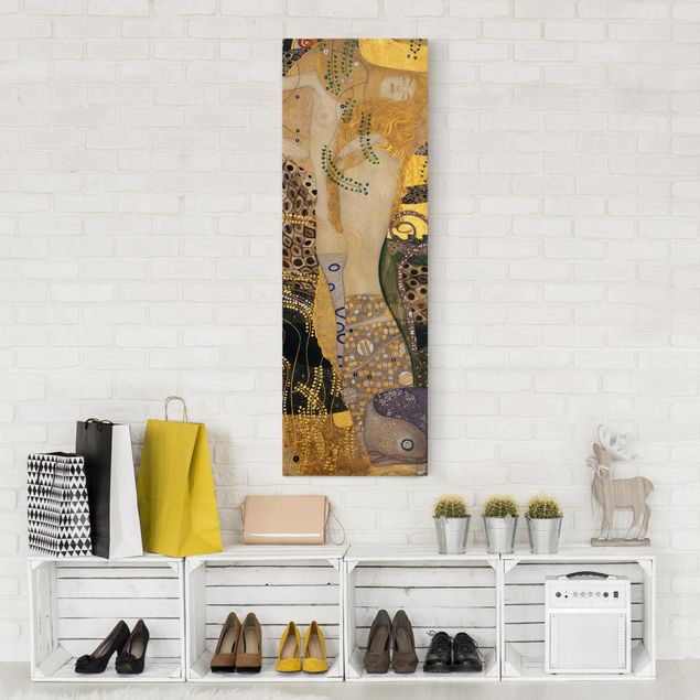 Wandbilder abstrakt Gustav Klimt - Wasserschlangen I