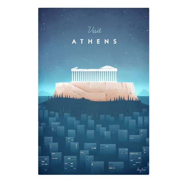 Henry Rivers Bilder Reiseposter - Athen