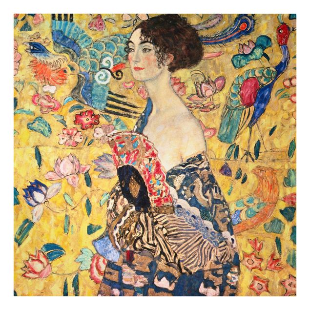 Gustav Klimt Bilder Gustav Klimt - Dame mit Fächer