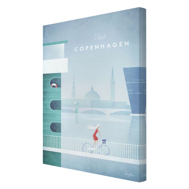 Leinwandbilder Reiseposter - Kopenhagen