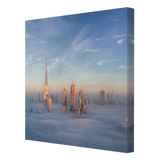 Leinwandbilder Dubai über den Wolken