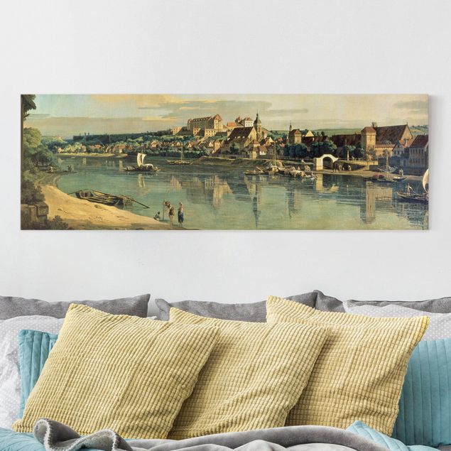 Leinwand Bilder XXL Bernardo Bellotto - Blick auf Pirna