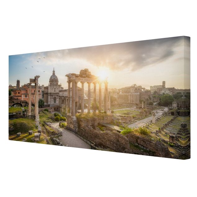Leinwandbilder Forum Romanum bei Sonnenaufgang