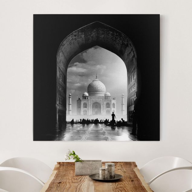 Leinwand Bilder XXL Das Tor zum Taj Mahal