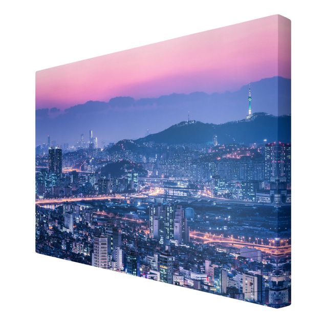 Schöne Wandbilder Skyline von Seoul