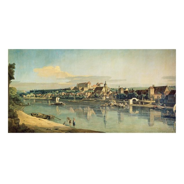Leinwandbild Bernardo Bellotto Bernardo Bellotto - Blick auf Pirna