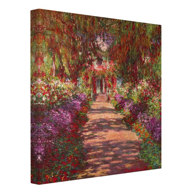 Wandbilder Natur Claude Monet - Weg in Monets Garten in Giverny