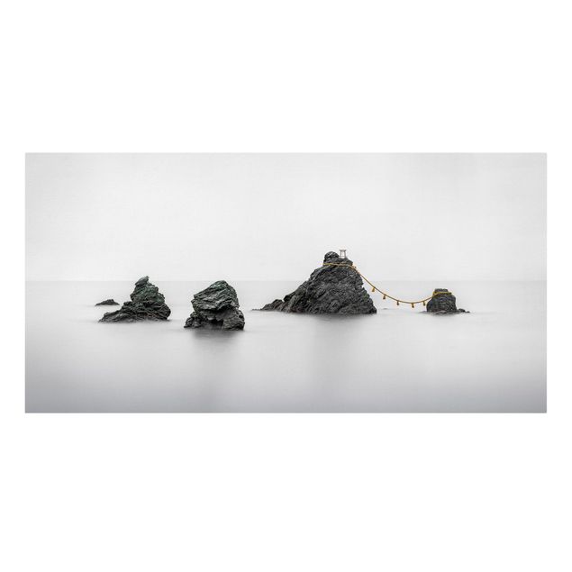 Kunstdrucke auf Leinwand Meoto Iwa - die verheirateten Felsen