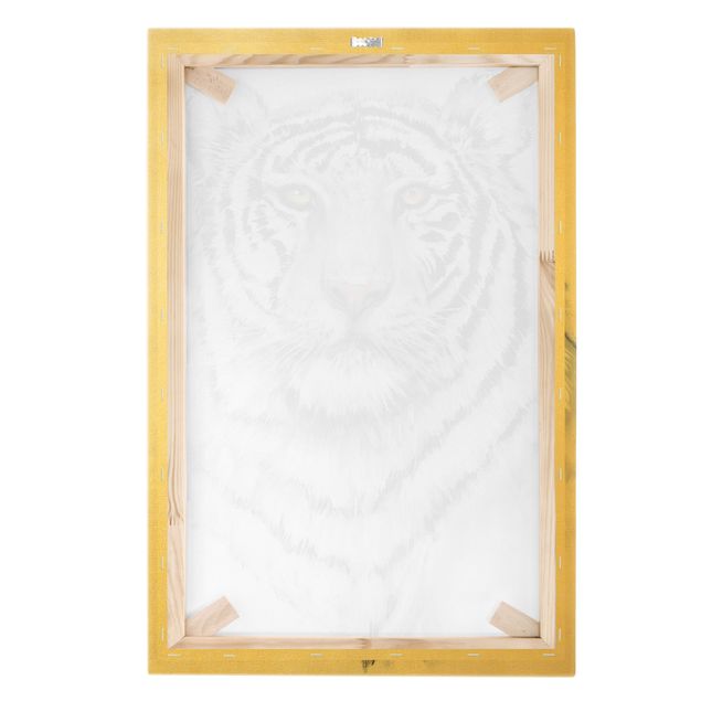 Wandbilder Portrait Weißer Tiger I