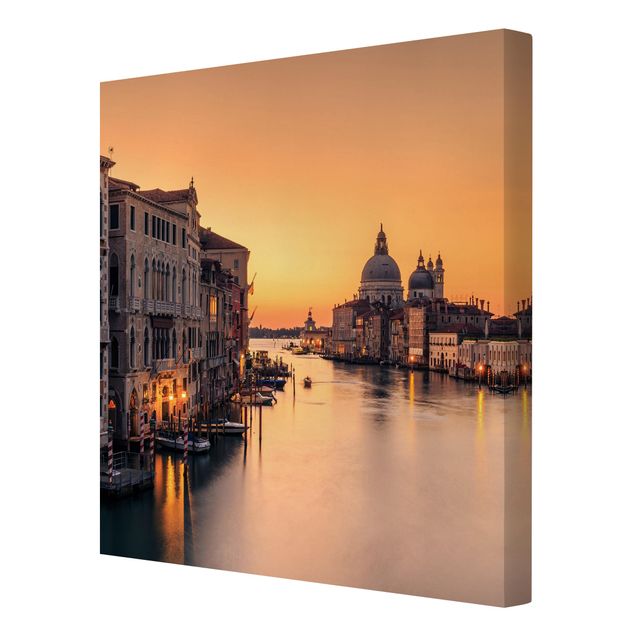 Bilder auf Leinwand Goldenes Venedig