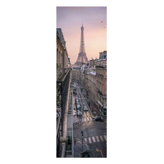 Bilder für die Wand Eiffelturm bei Sonnenuntergang