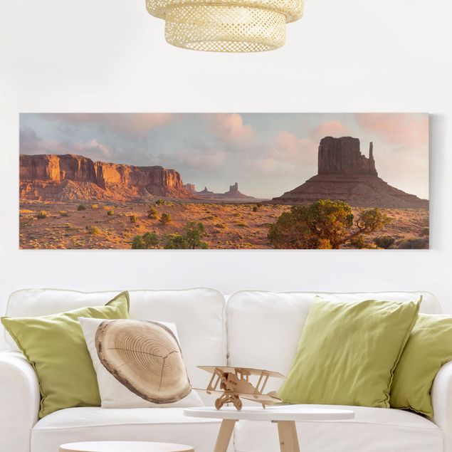 Leinwand Bilder XXL Monument Valley Navajo Tribal Park Arizona
