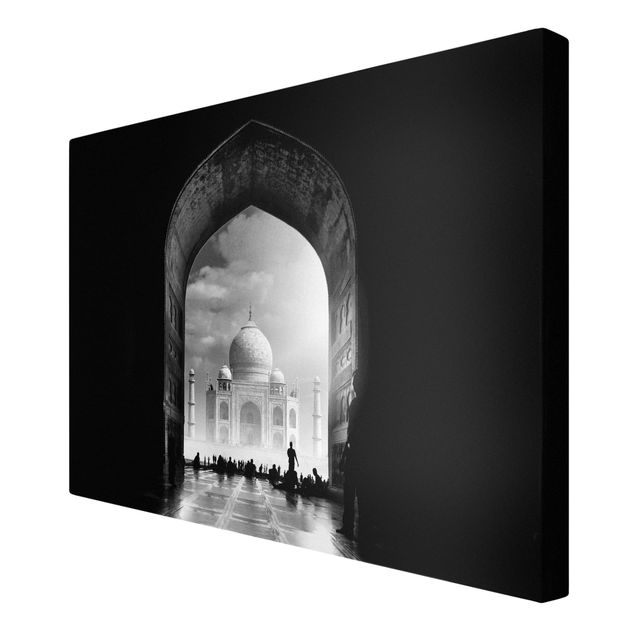 Leinwandbild - Das Tor zum Taj Mahal - Querformat 2:3