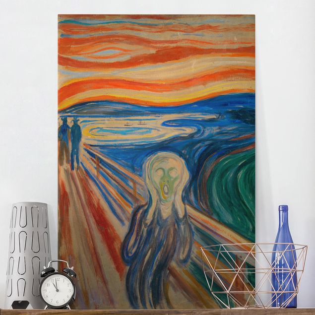 Leinwand Bilder XXL Edvard Munch - Der Schrei