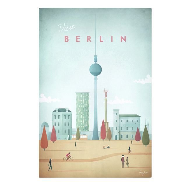 Wandbilder Skyline Reiseposter - Berlin
