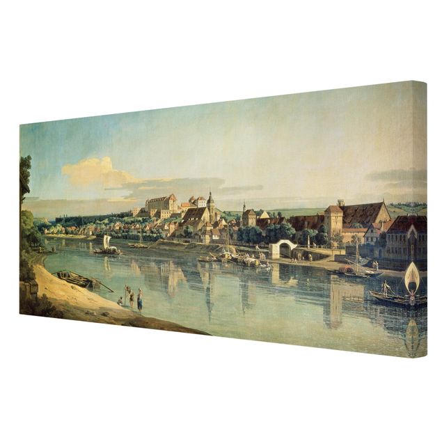 Kunstdrucke auf Leinwand Bernardo Bellotto - Blick auf Pirna