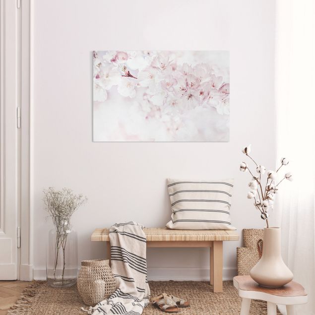 Leinwandbilder Blumen Ein Kirschblütenhauch
