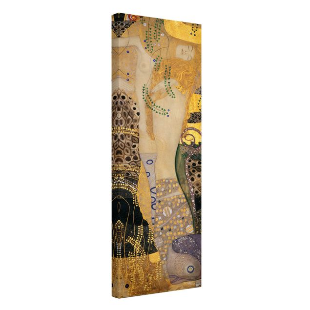 Abstrakte Leinwandbilder Gustav Klimt - Wasserschlangen I