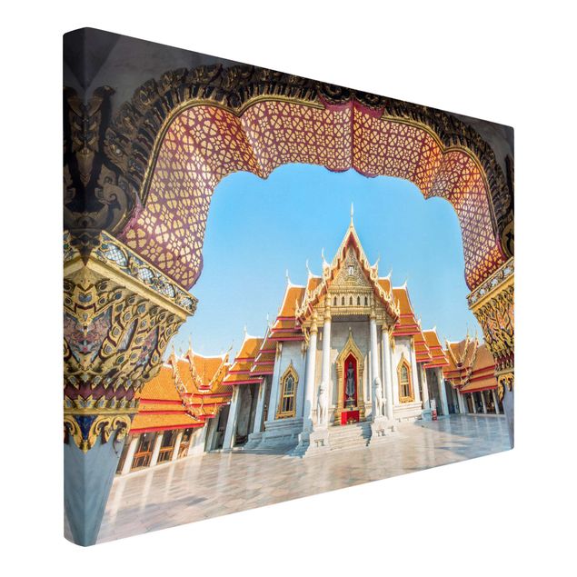 Wandbilder Skyline Tempel in Bangkok