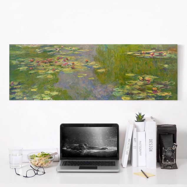 Leinwandbilder XXL Claude Monet - Grüne Seerosen