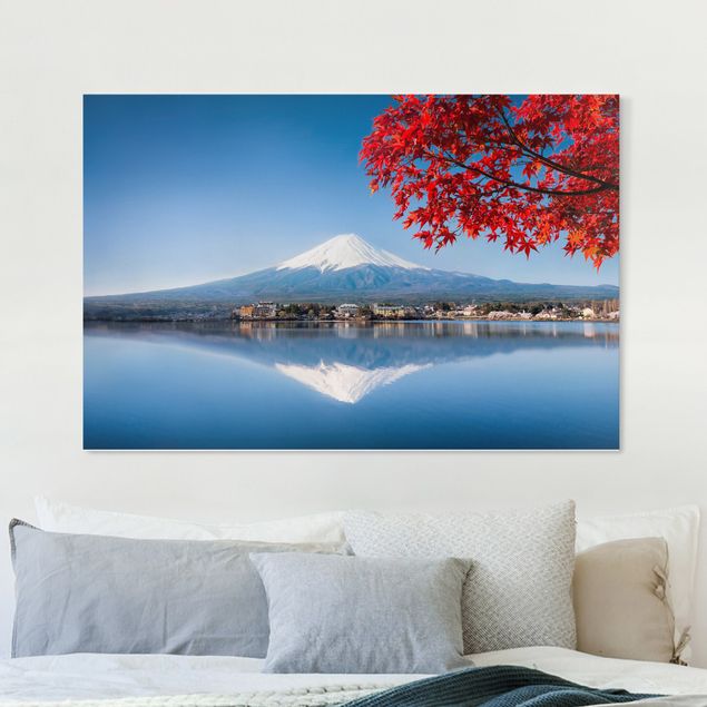 Wandbilder XXL Berg Fuji im Herbst