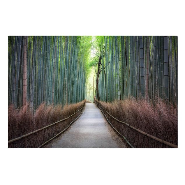 Wandbilder Skyline Der Weg durch den Bambus