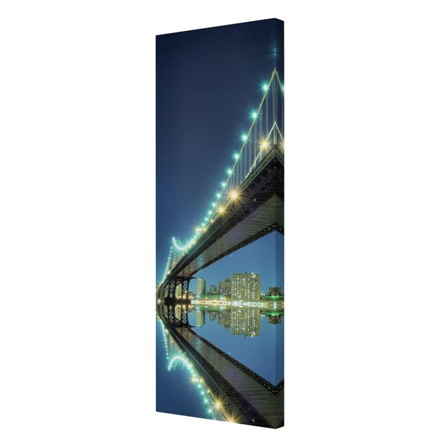 Leinwandbilder Abstract Manhattan Bridge