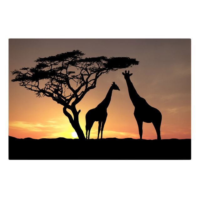 Leinwandbilder Landschaft African Sunset