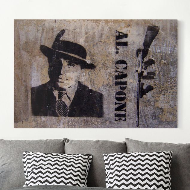 Leinwand Bilder XXL Al Capone