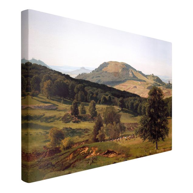 Wandbilder Natur Albert Bierstadt - Berg und Tal