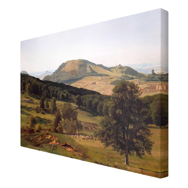 Wandbilder Wald Albert Bierstadt - Berg und Tal
