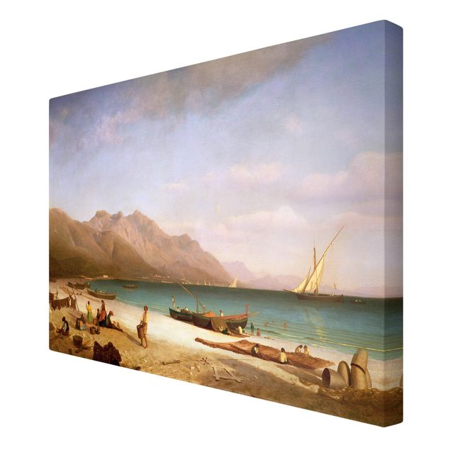 Kunstdrucke auf Leinwand Albert Bierstadt - Der Golf von Salerno