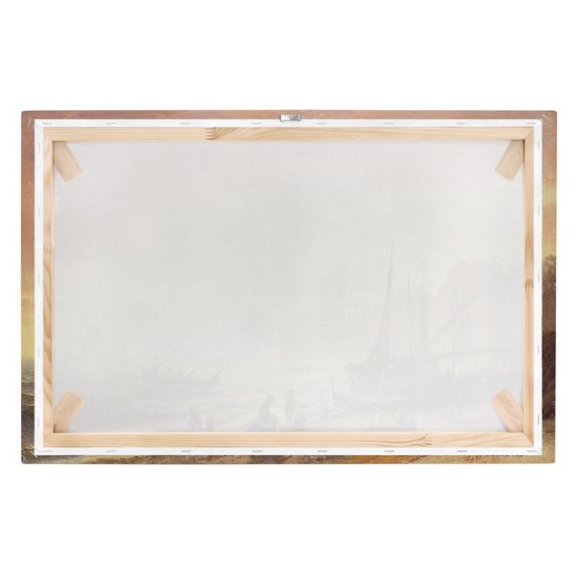Leinwandbild Kunstdruck Albert Bierstadt - Fischereiflotte