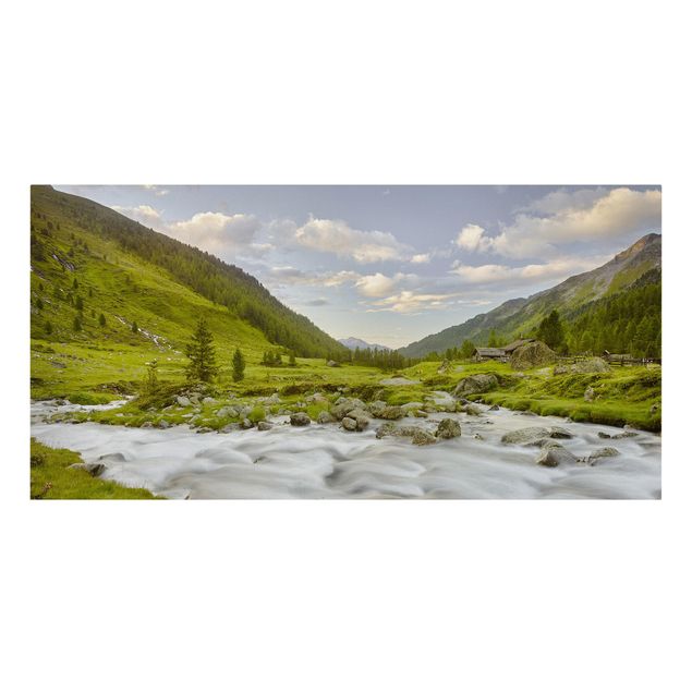 Bilder für die Wand Alpenwiese Tirol