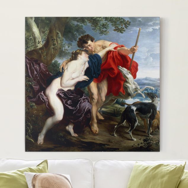 Leinwandbilder XXL Anthonis van Dyck - Venus und Adonis