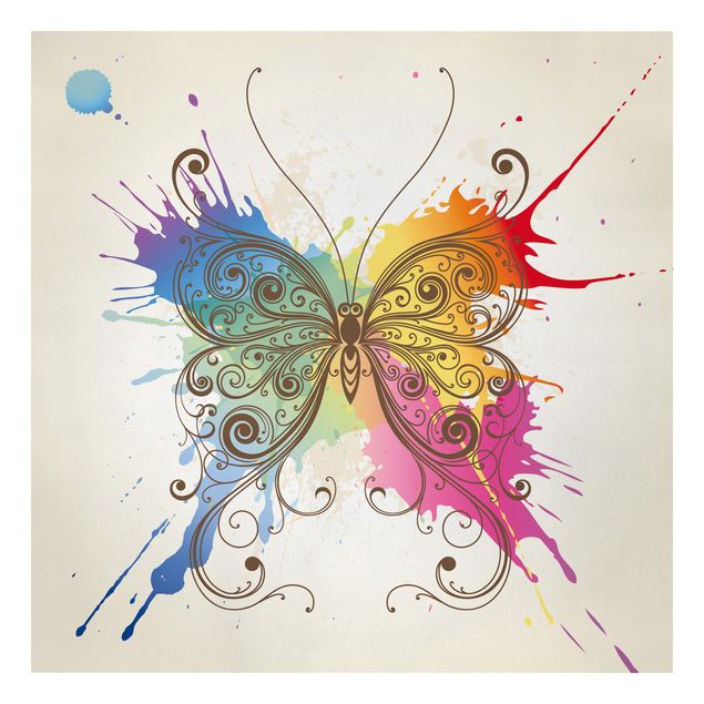 Wandbilder Aquarell Schmetterling