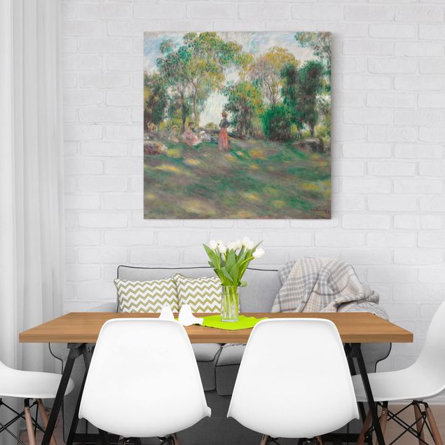 Leinwandbilder Landschaft Auguste Renoir - Landschaft mit Figuren
