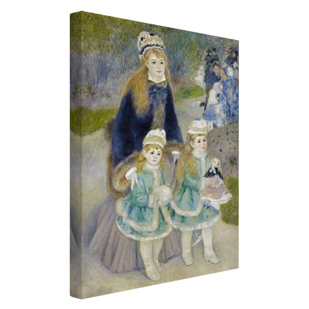 Leinwandbilder Wohnzimmer modern Auguste Renoir - Mutter und Kinder