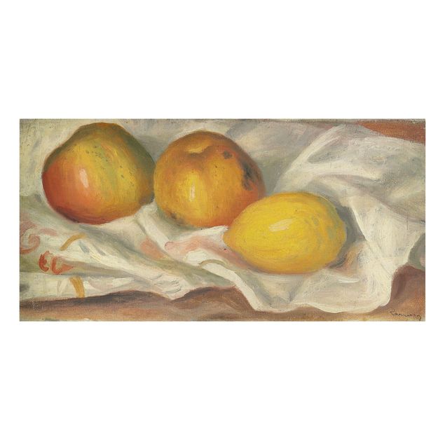 Schöne Wandbilder Auguste Renoir - Äpfel und Zitrone