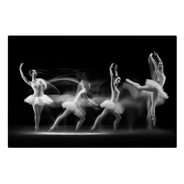 Schöne Leinwandbilder Ballerina Art Wave
